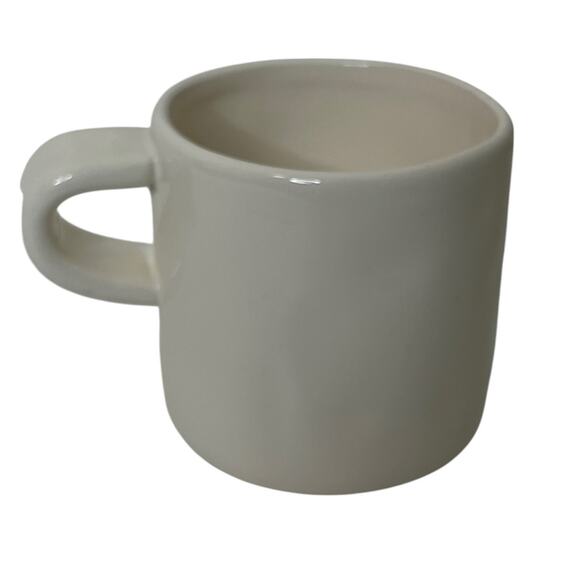 Rae Dunn Coffee Mug Wisdom Small C Handle Typeset Ivory 12 ounces - Picture 3 of 8